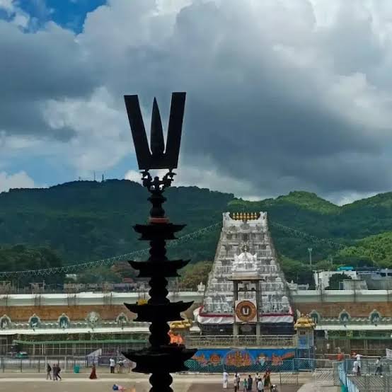 Sri Venkateswara temple view in Tirumala